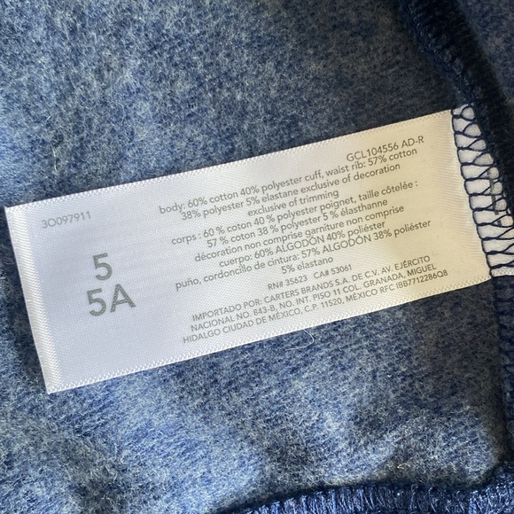 Oshkosh Bgosh Hoodie Size 5 PRICE FIRM 💥 - Picture 6 of 7